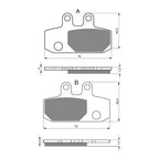 GOLDfren Brake Pads GF223 - S3