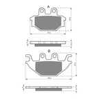 GOLDfren Brake Pads Sintered Sports GF230 - S3 ( P333 )