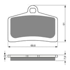 GOLDfren Brake Pads GF233 - S3