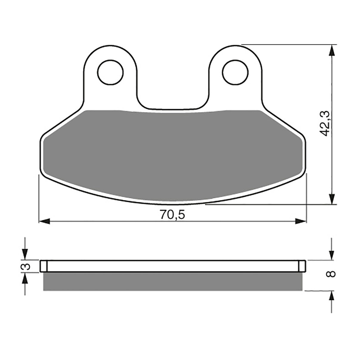 GOLDfren Brake Pads GF234 - S3