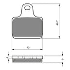GOLDfren Brake Pads GF239 - S3