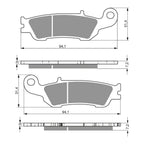 GOLDfren Brake Pads Off-Road Racing GF248 - K5 ( PR392 )