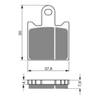 GOLDfren Brake Pads Sintered Sports GF249 - S3 ( PH362 )