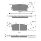 GOLDfren Brake Pads Off-Road Racing GF252 - K5 ( PR385 )
