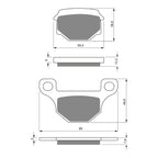 GOLDfren Brake Pads Sintered Sports GF289 - S3 ( P130 )