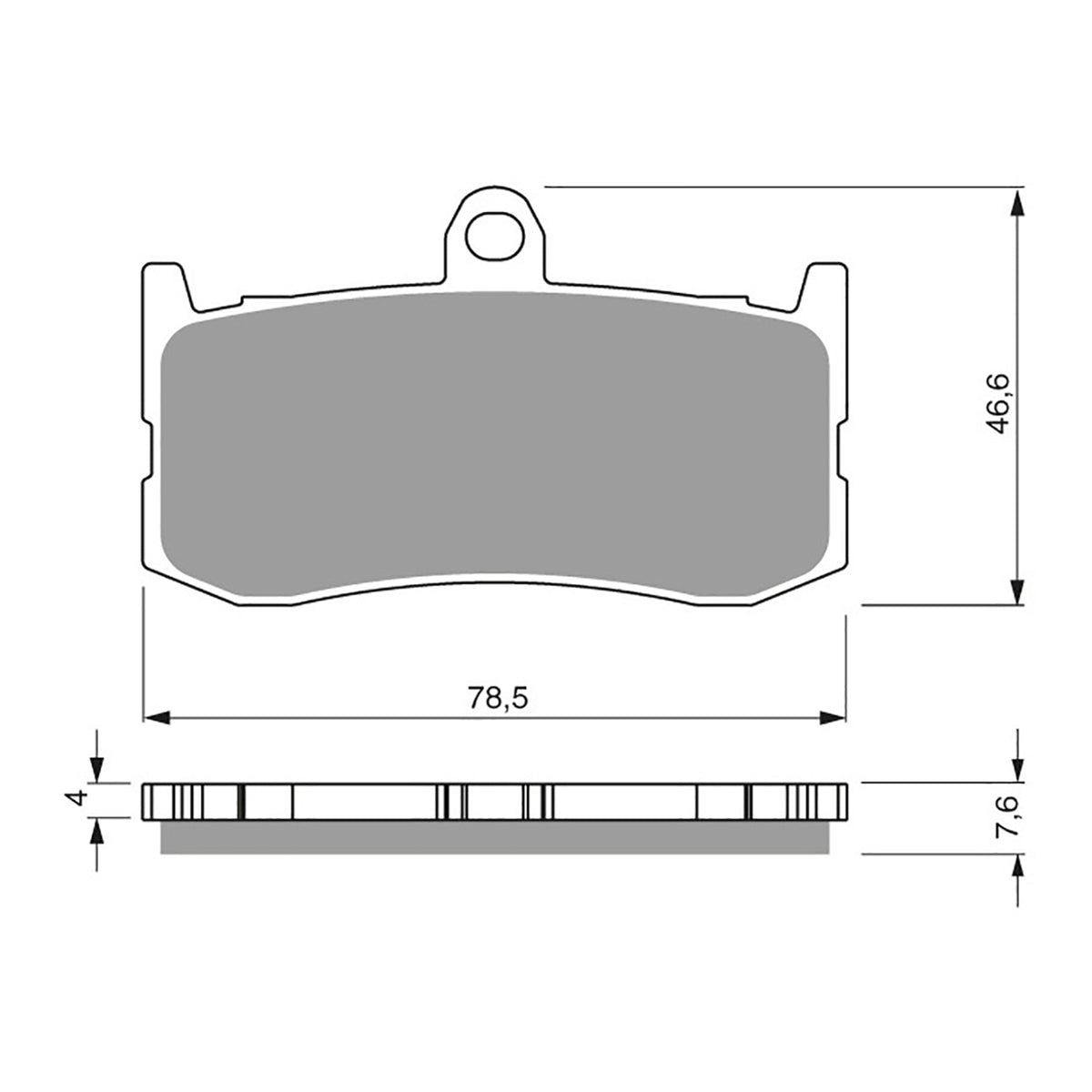 GOLDfren Brake Pads Sintered Sports GF296 - S3 ( PH424 )