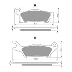 GOLDfren Brake Pads Off-Road Racing GF310 - K5 ( PR450 )