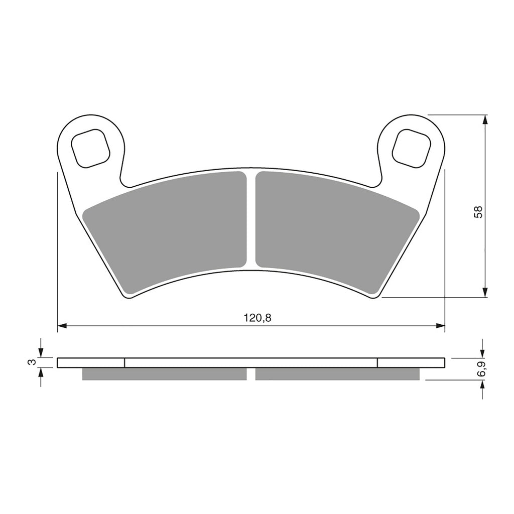 GOLDfren Brake Pads Off-Road Racing GF313 - K5 ( PR483 )