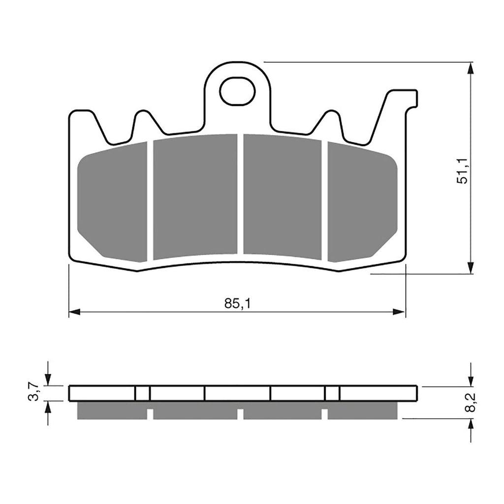 GOLDfren Brake Pads GF328 - S33
