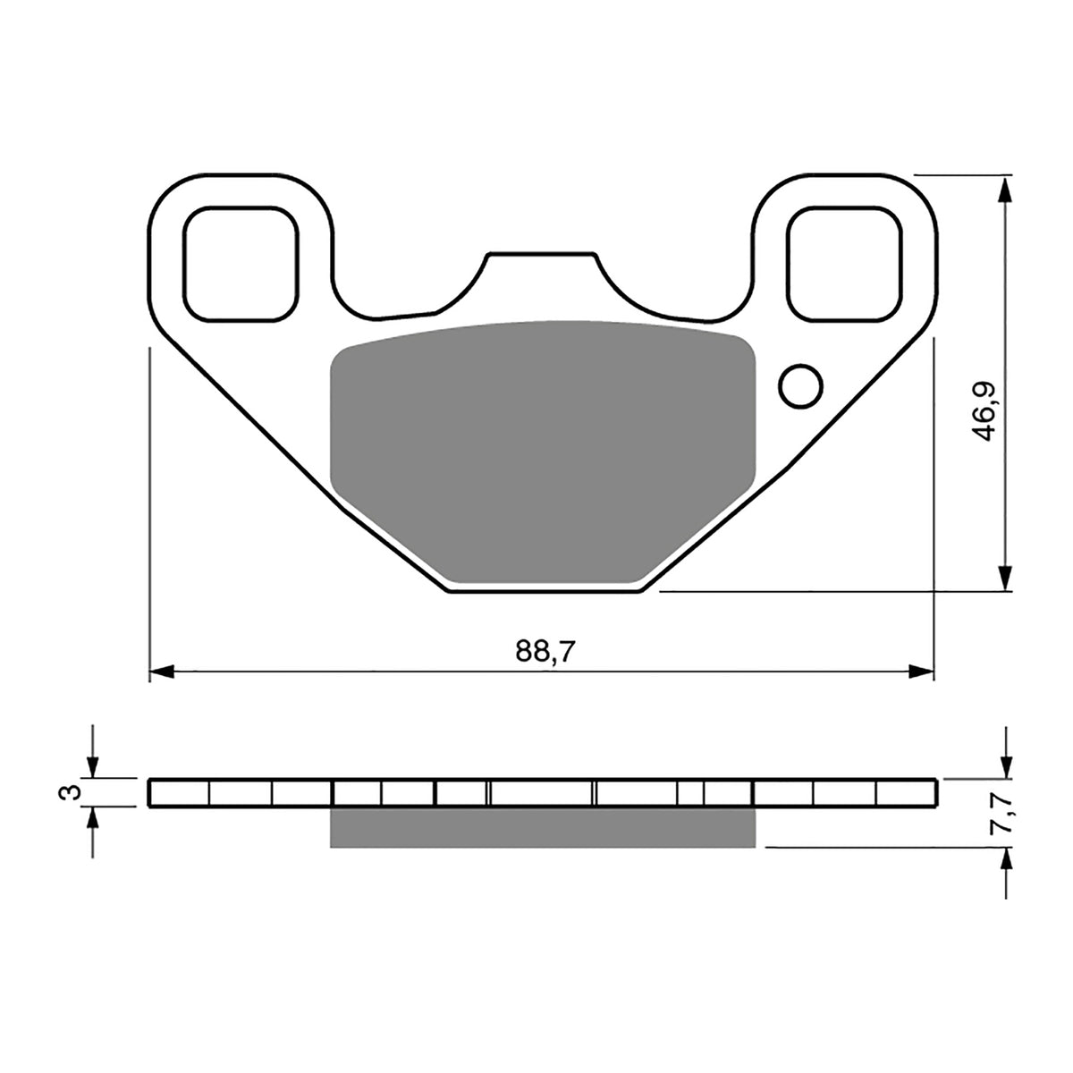 GOLDfren Brake Pads GF337 - K5