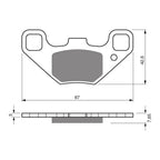 GOLDfren Brake Pads GF342 - K5