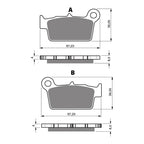 GOLDfren Brake Pads GF346 - K5