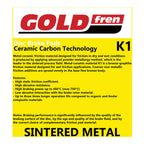 GOLDfren Brake Pads GF375 - K1