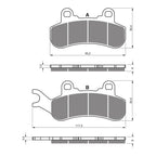 GOLDfren Brake Pads GF376 - K1