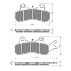 GOLDfren Brake Pads Off-Road Racing GF378 - K5 ( PR507 )