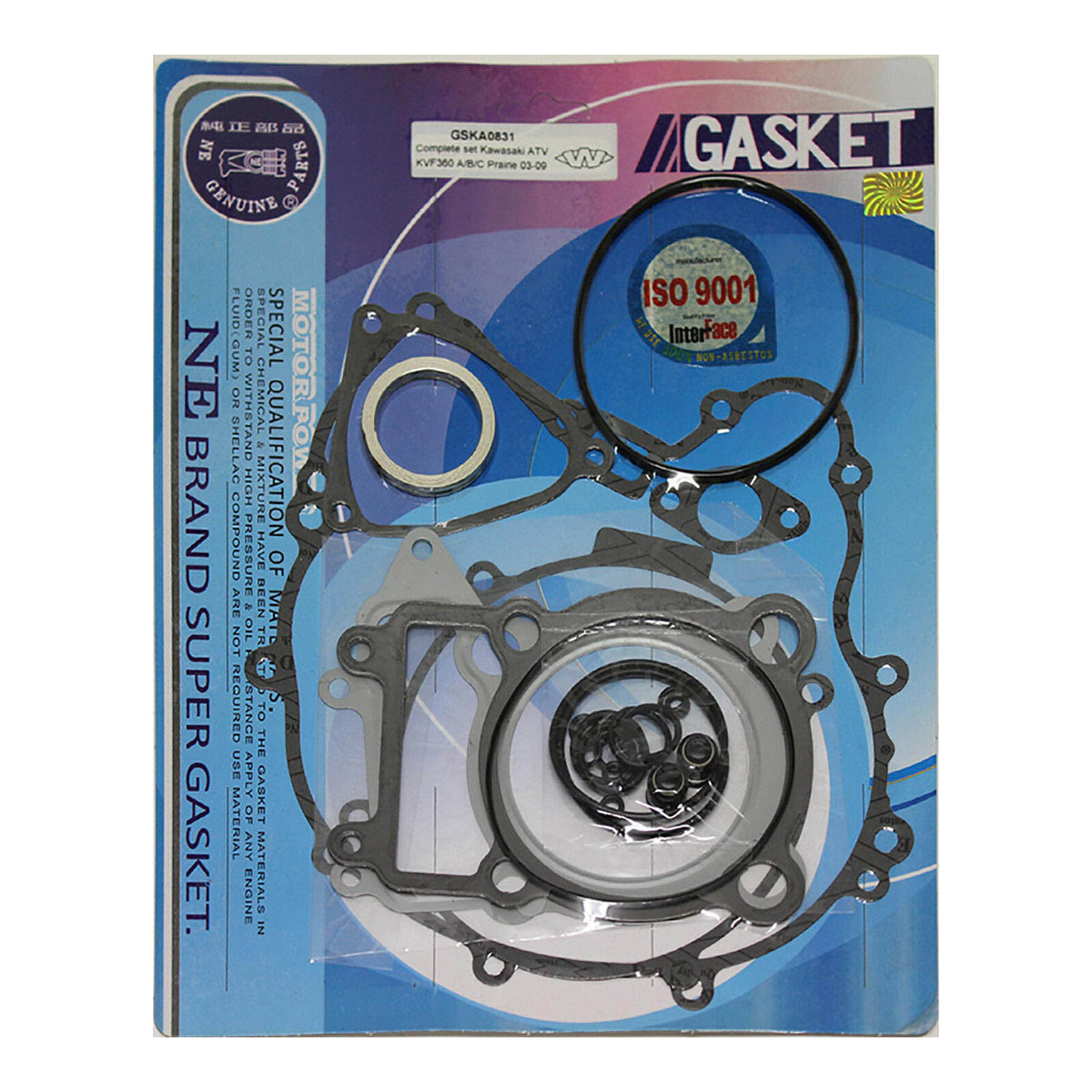 WMP Complete Gasket Set Kawasaki KVF360 A/B/C Prairie '03-'11