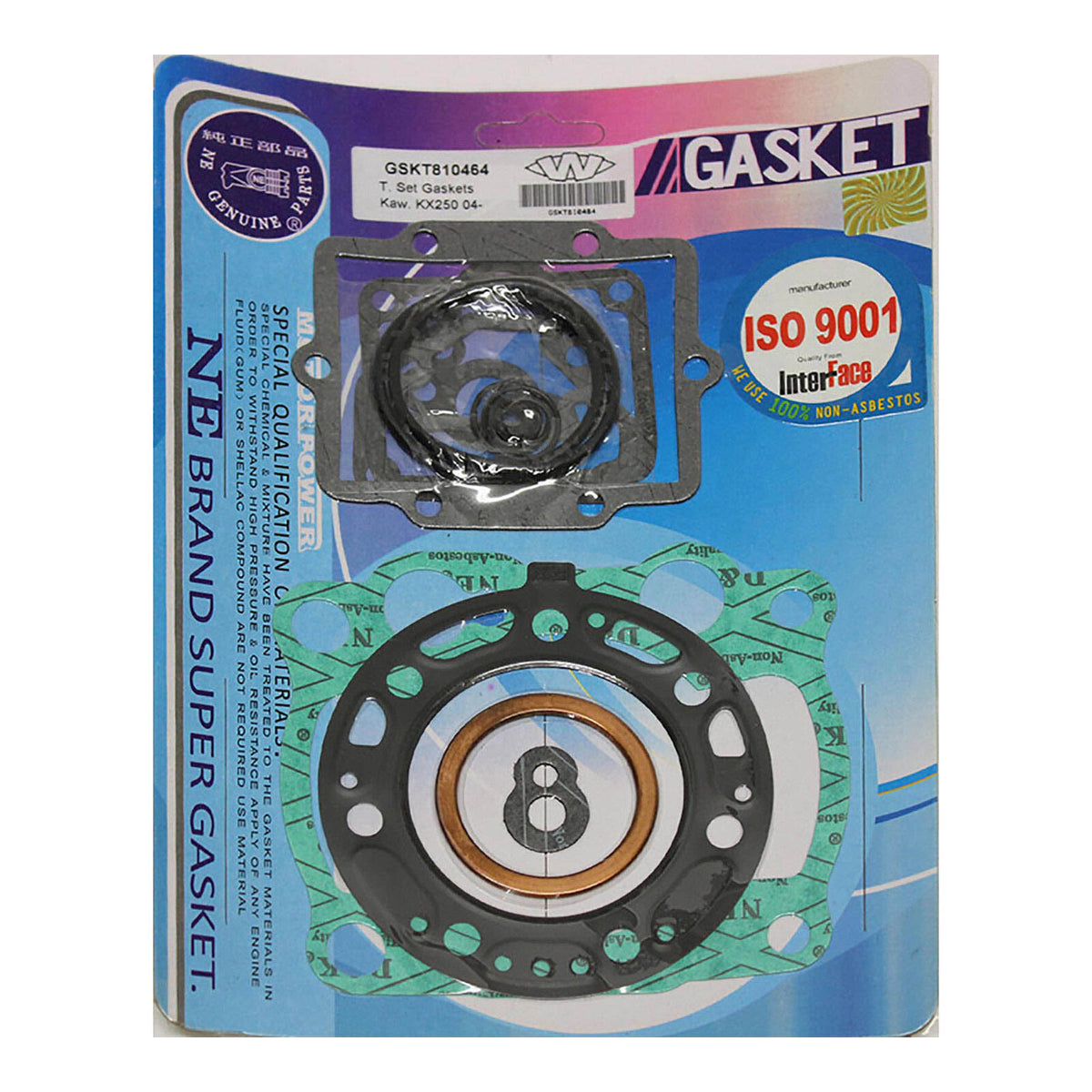 WMP Gasket Set - Top Kawasaki KX250 '01-'04