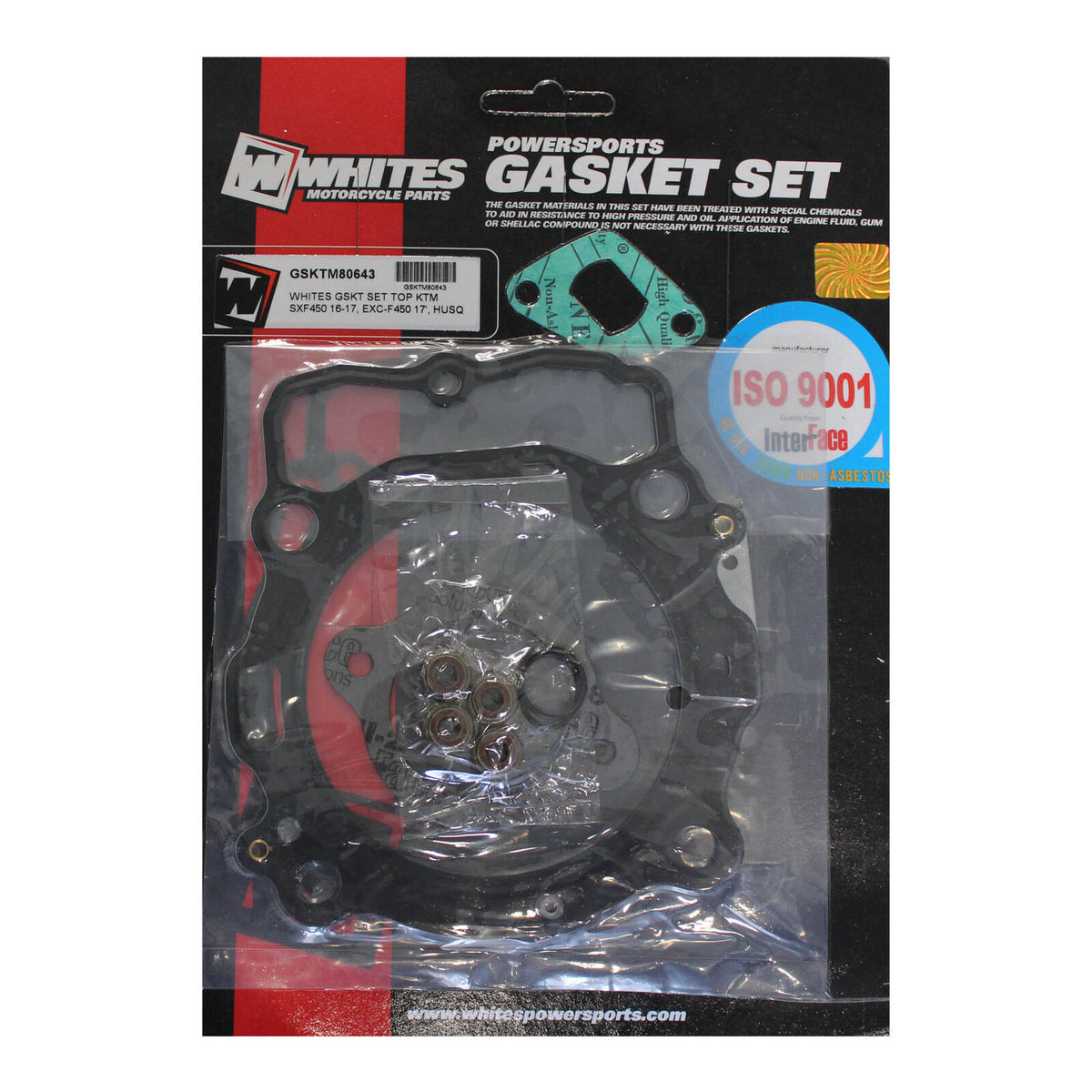WMP Gasket Set Top KTM SX-F 450 '16-'17, EXC-F 450 '17, Husqvarna