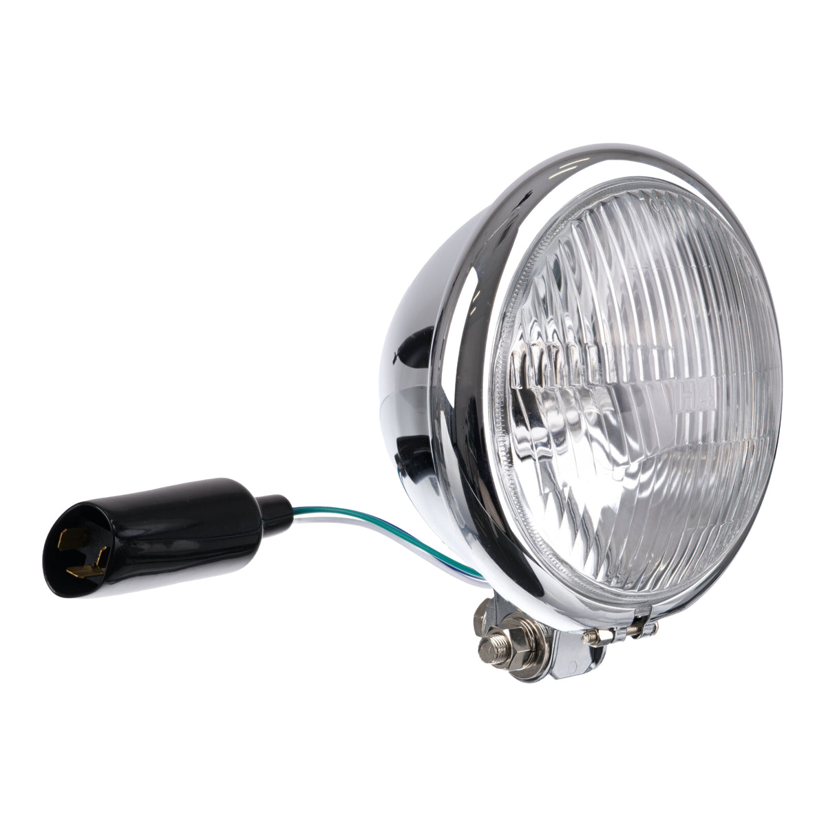 WMP Headlight Bates 5 3/4 Bottom Mount H4 60/55W