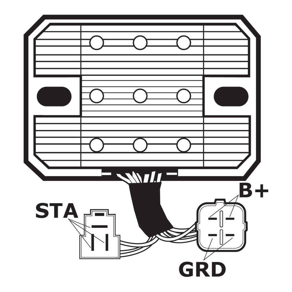 J&N Regulator Rectifier (230-58062) (AHRASU6018)