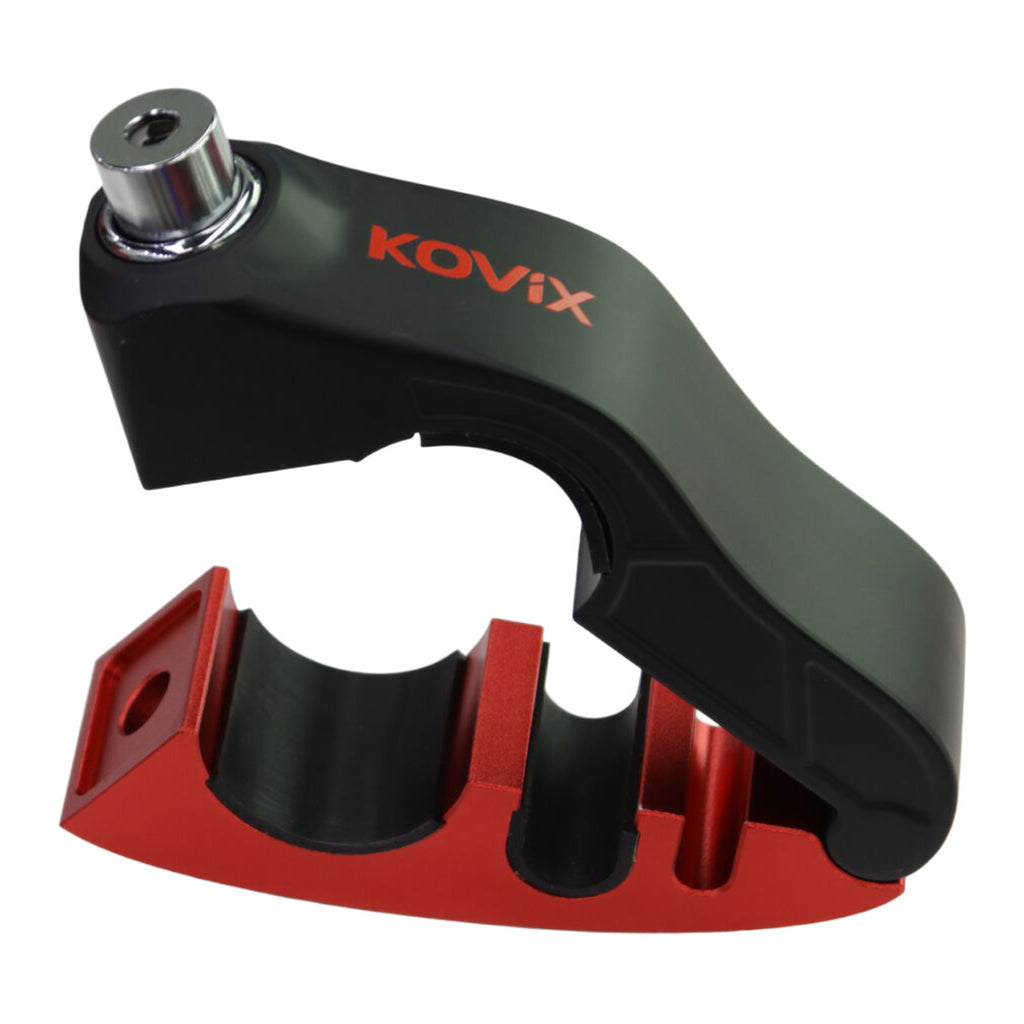 Kovix Alarmed Handlebar Lock KHL Series - Red