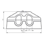 Kovix Floor Anchor Black