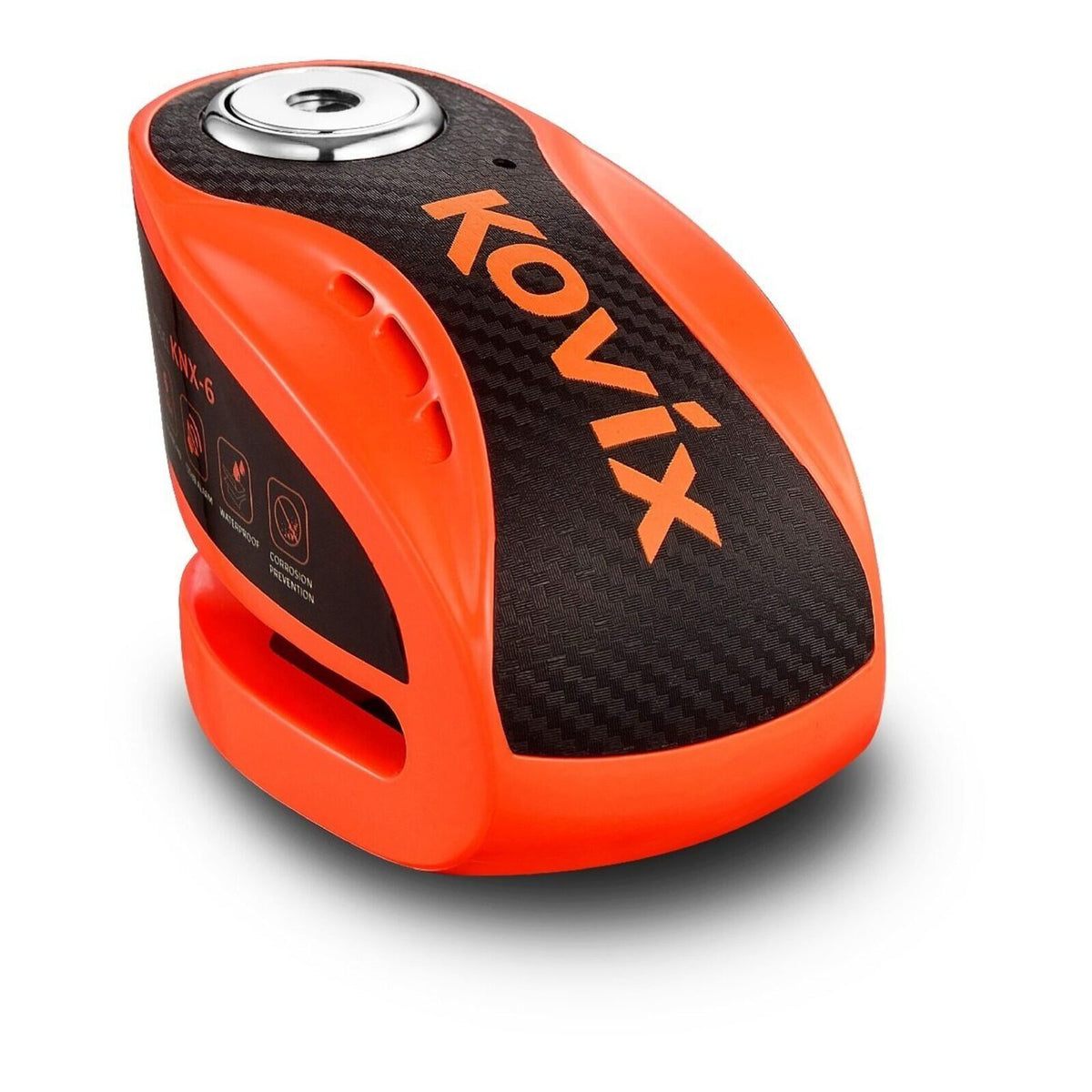 Kovix Alarm Disc Lock KNX-6 Orange with Reminder Cable & Mount