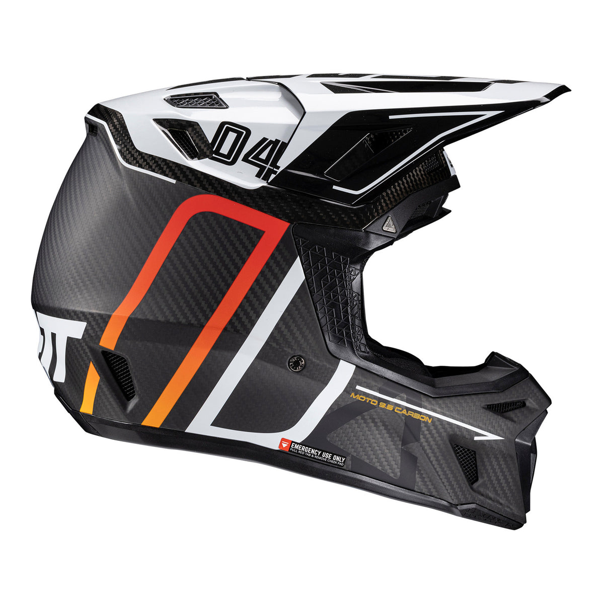Leatt 2025 9.5 Helmet Kit - Carbon / White