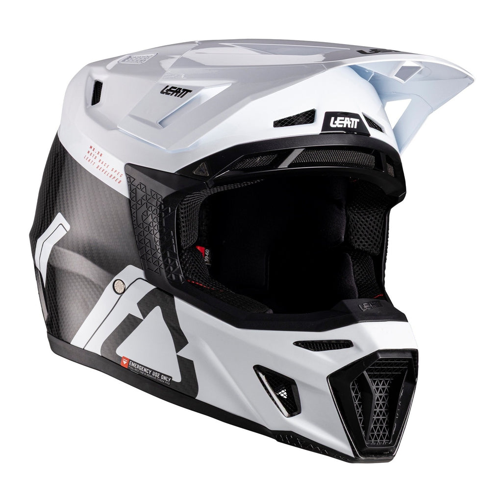 Leatt 9.5 Helmet Kit - Carbon / White