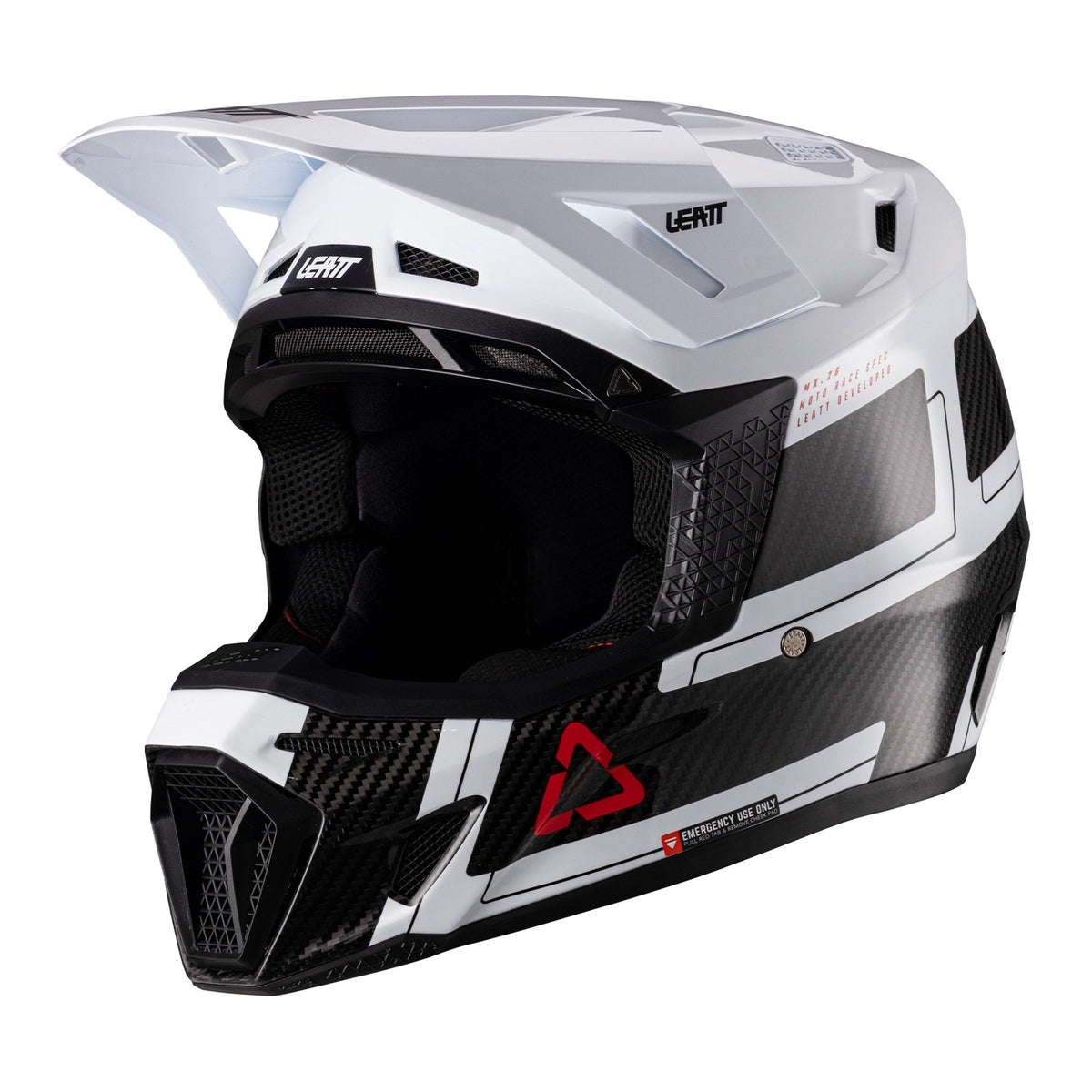 Leatt 9.5 Helmet Kit - Carbon / White