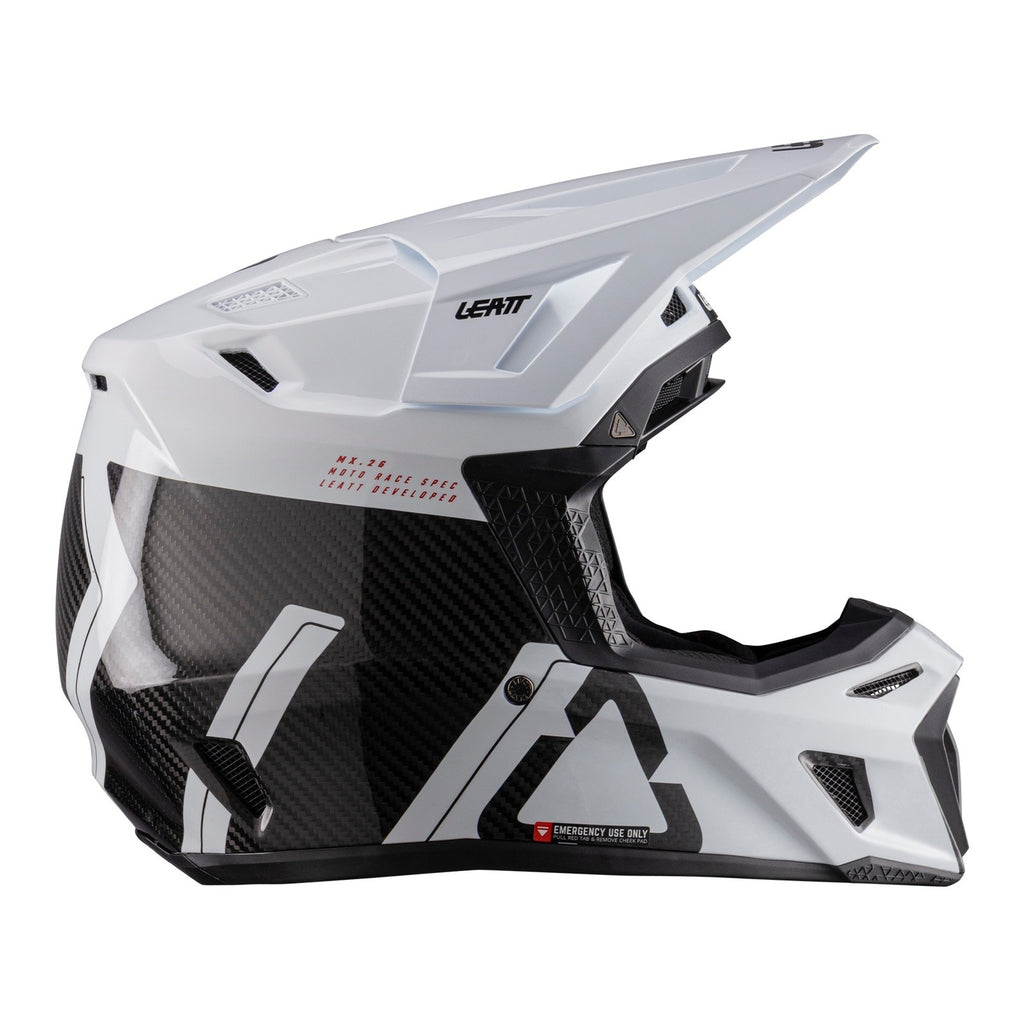 Leatt 9.5 Helmet Kit - Carbon / White