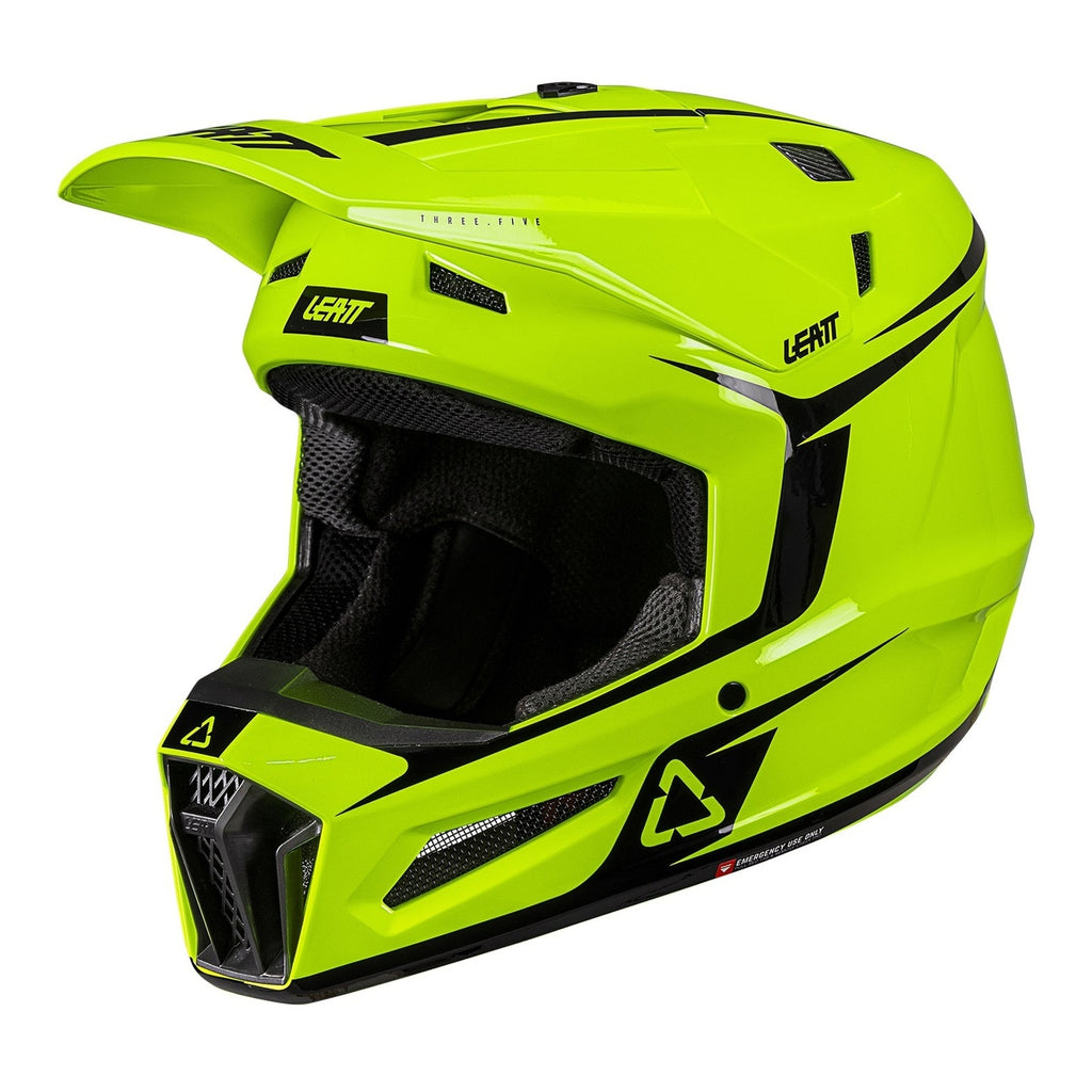 Leatt 3.5 Junior Helmet Kit - Neon Yellow