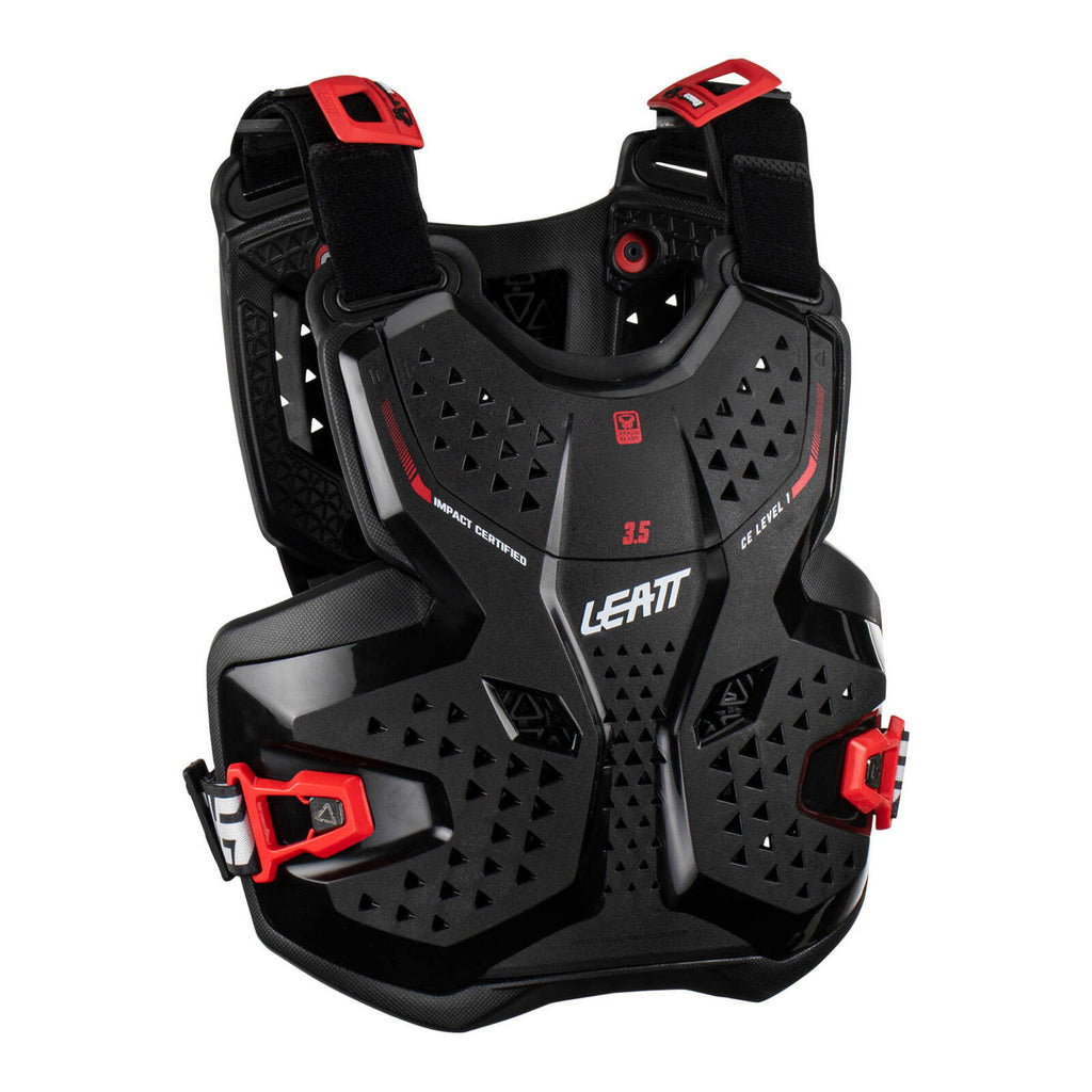 Leatt 3.5 Junior Chest Protector - Black / Red