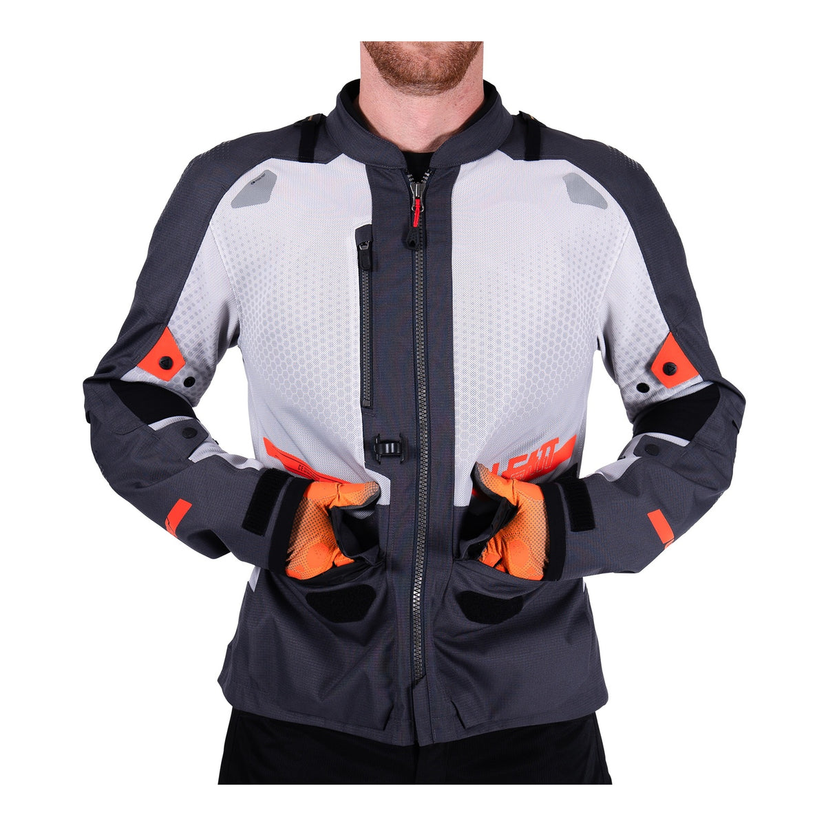 Leatt 5.5 ADV FlowTour Jacket - Iron