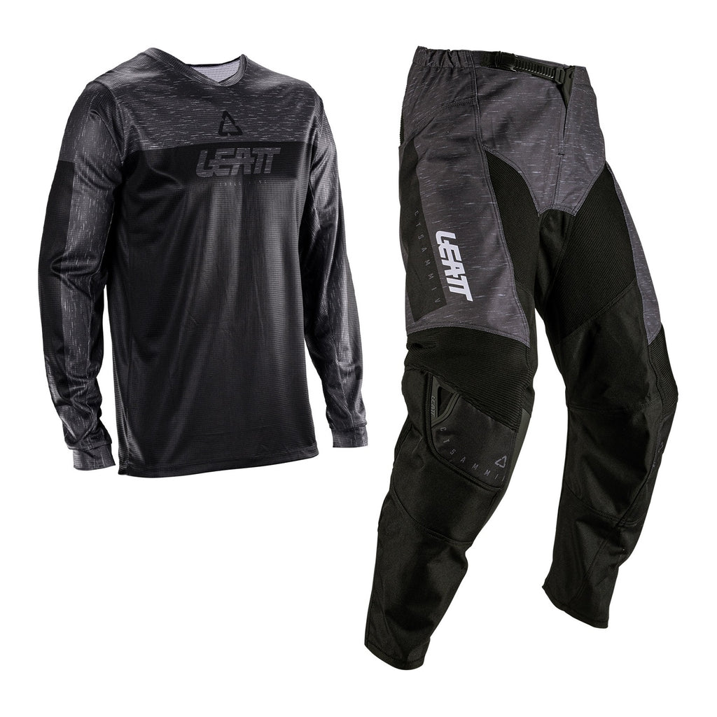Leatt 3.5 Junior Ride Kit - Stealth Black / Grey