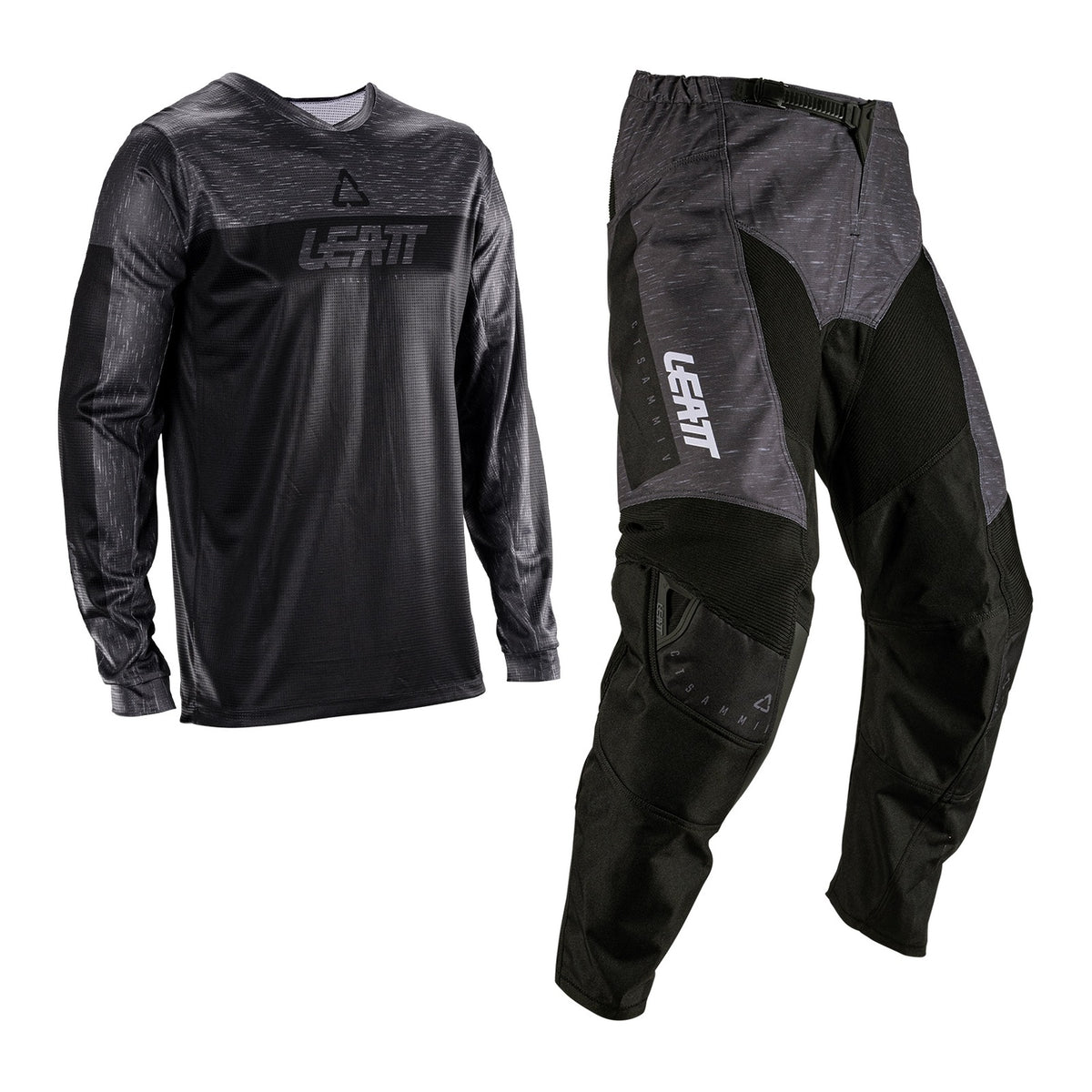 Leatt 3.5 Junior Ride Kit - Stealth Black / Grey