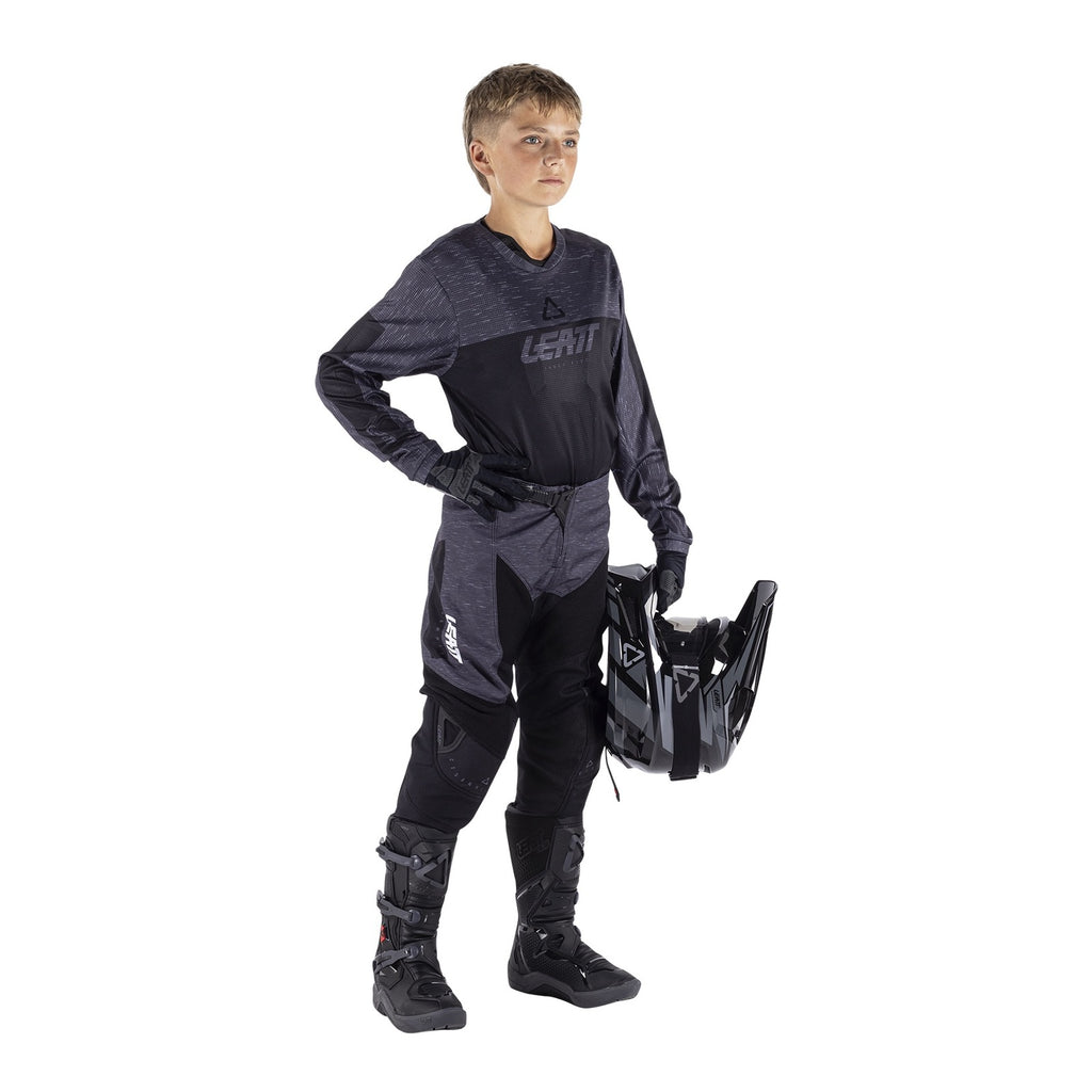 Leatt 3.5 Junior Ride Kit - Stealth Black / Grey
