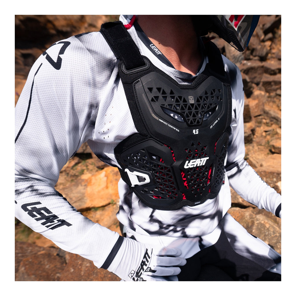 Leatt 4.5 Chest Protector Hybrid - Black