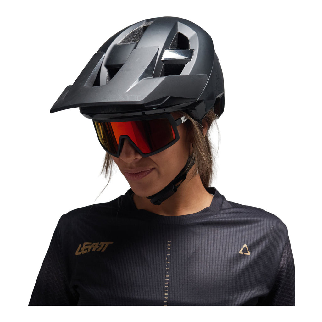 Leatt MadViz One Sunglasses - Black / White Iriz Red 15 VLT