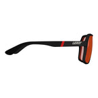 Leatt TheViz Sunglasses Andes - Satin Black Polarized Red 14 VLT