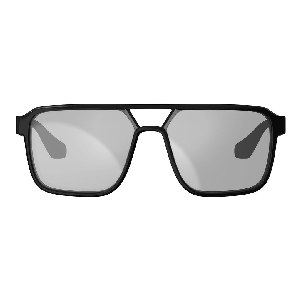 Leatt TheViz Sunglasses Pyrenees - Black Polarized Silver 17 VLT