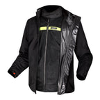 LS2 Riva Men's Jacket - Black / Dark Grey / Red