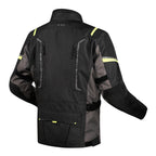 LS2 Narvik Men's Jacket - Grey / Black / Hi-Vis Yellow