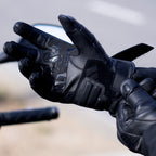 LS2 Octane Men's Leather Gloves - Black