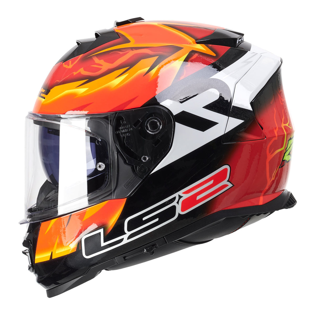 LS2 FF800 Storm II Replica Rinaldi Helmet - Orange 06