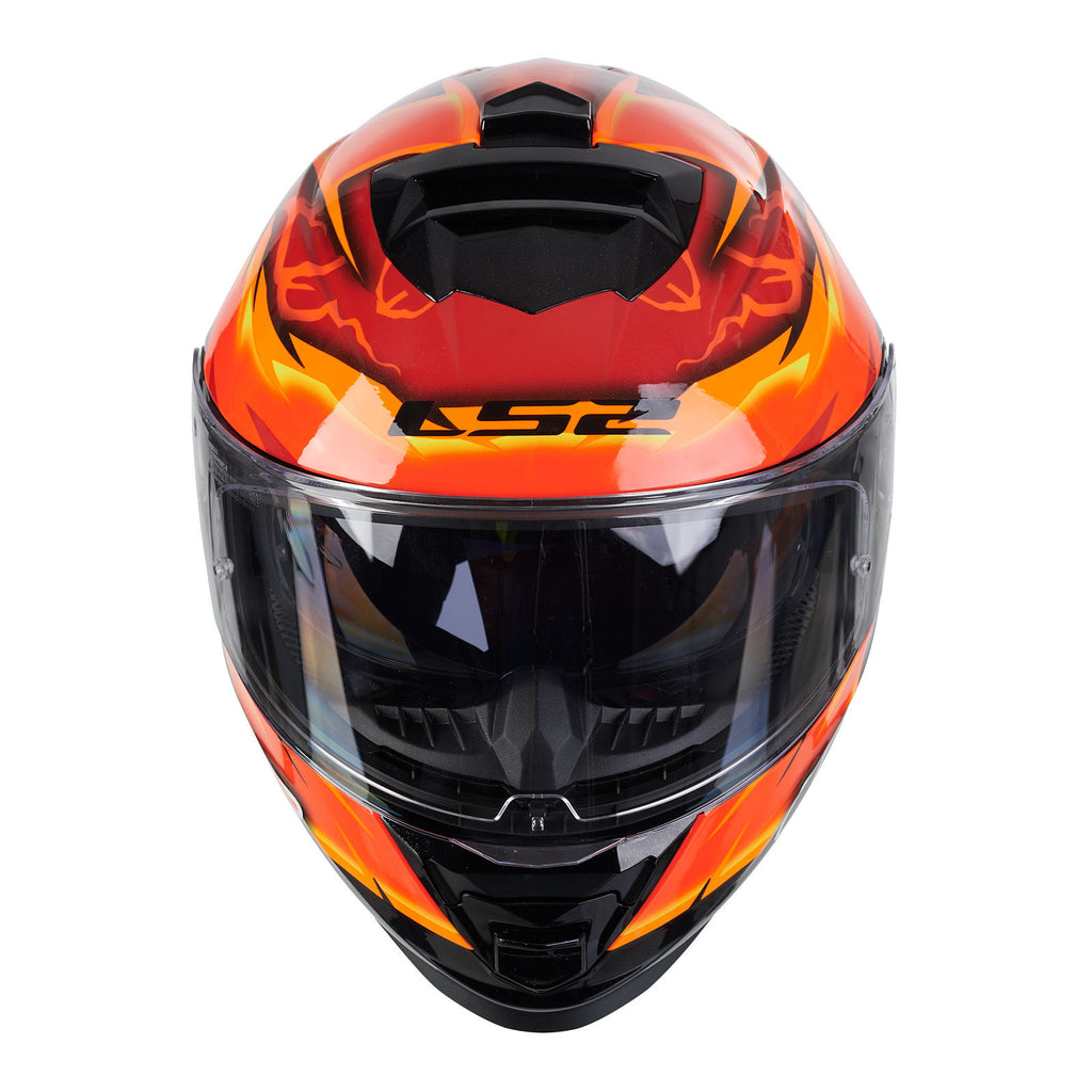 LS2 FF800 Storm II Replica Rinaldi Helmet - Orange 06