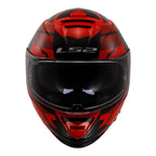 LS2 FF800 Storm II Tracker Helmet - Black / Red 06