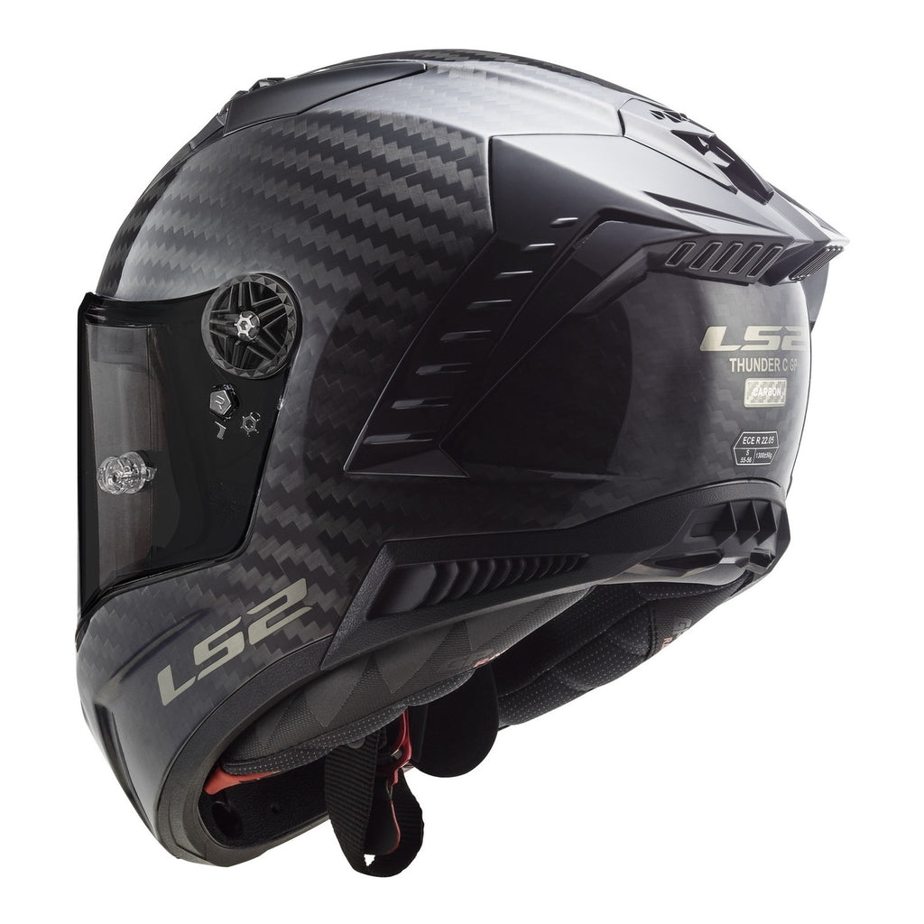 LS2 FF805C Thunder Carbon Helmets - Carbon 06