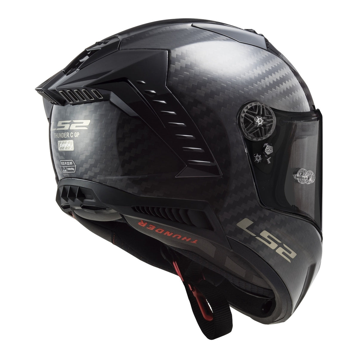 LS2 FF805C Thunder Carbon Helmets - Carbon 06
