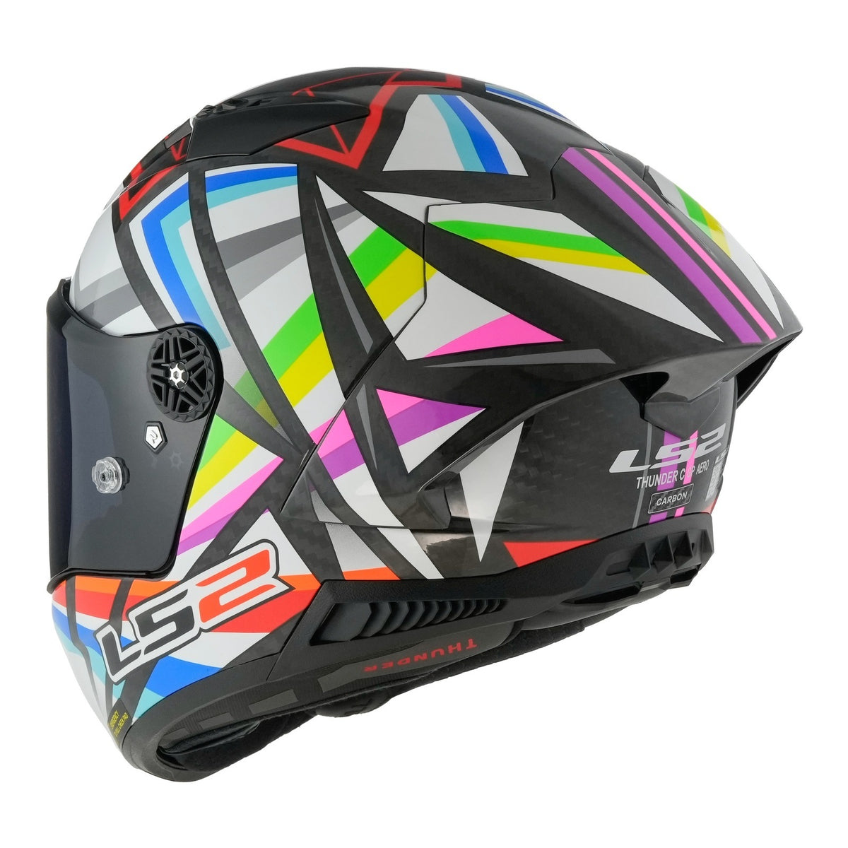 LS2 FF805C Thunder Carbon GP Aero Flash - Black